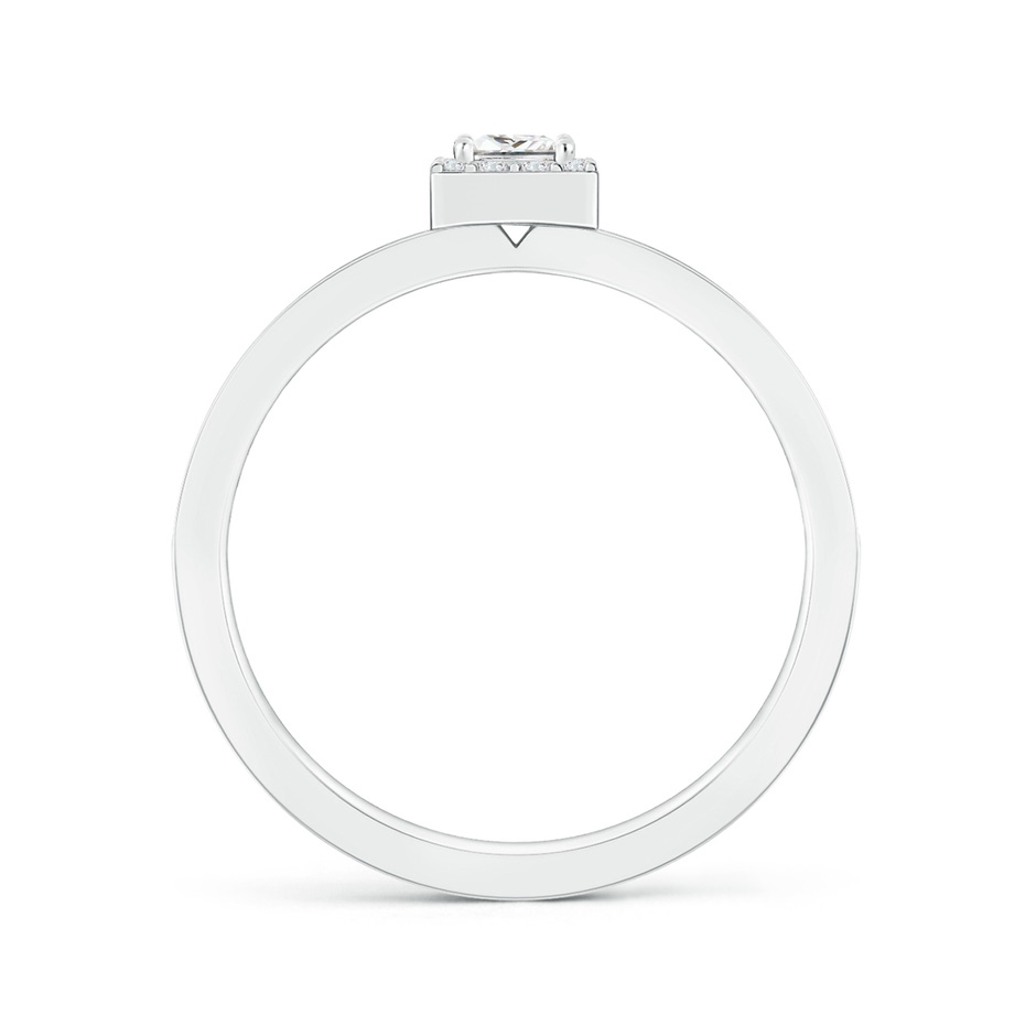 3mm GVS2 Princess-Cut Diamond Halo Stackable Ring in P950 Platinum side-1