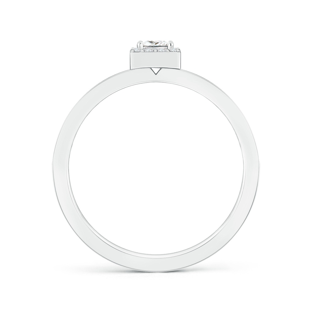 3mm GVS2 Princess-Cut Diamond Halo Stackable Ring in White Gold - side_1