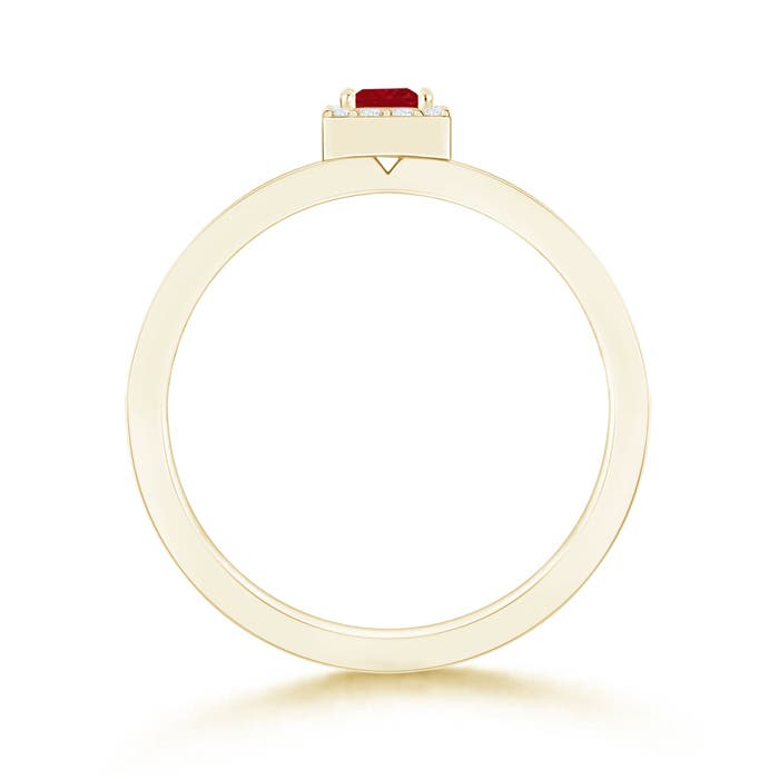 AA - Ruby / 0.36 CT / 14 KT Yellow Gold