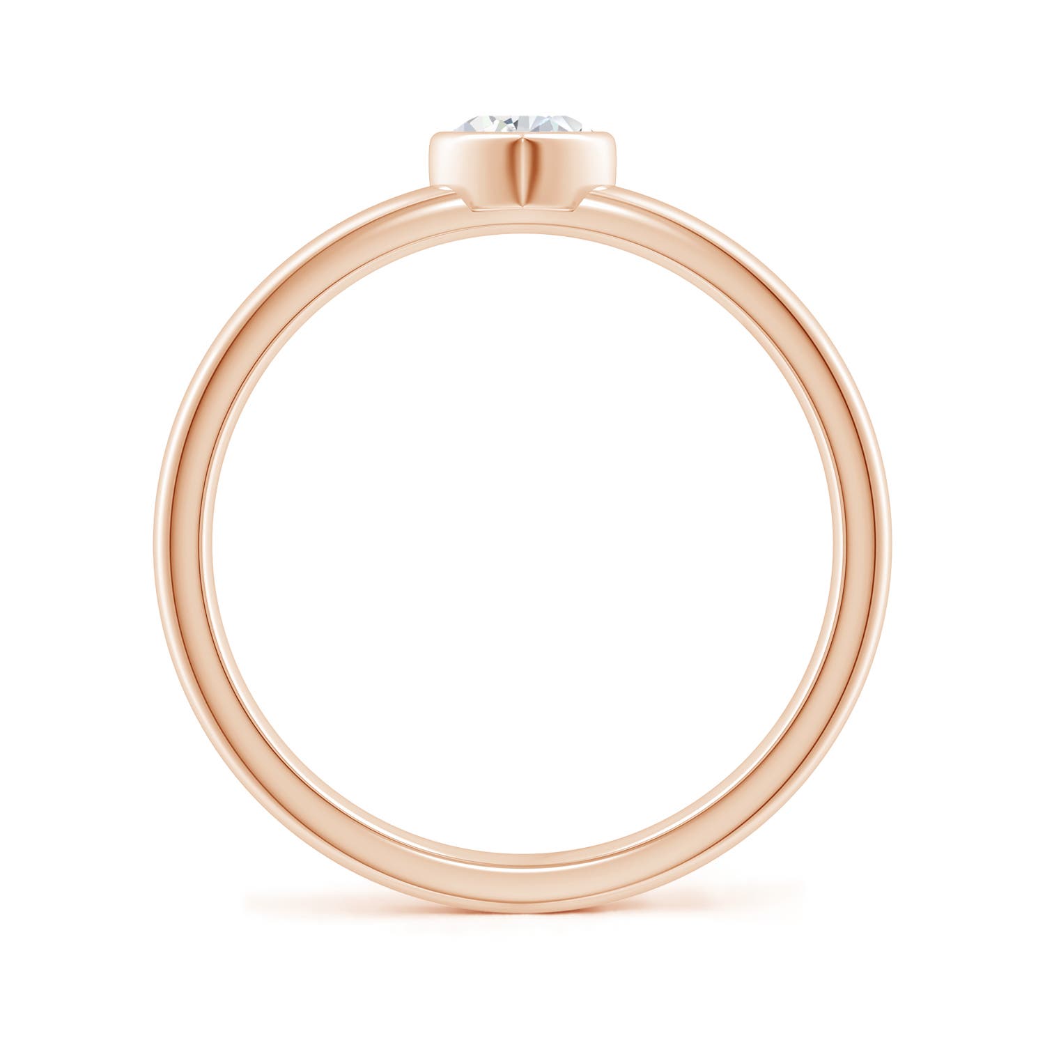 F-G, VS / 0.22 CT / 14 KT Rose Gold