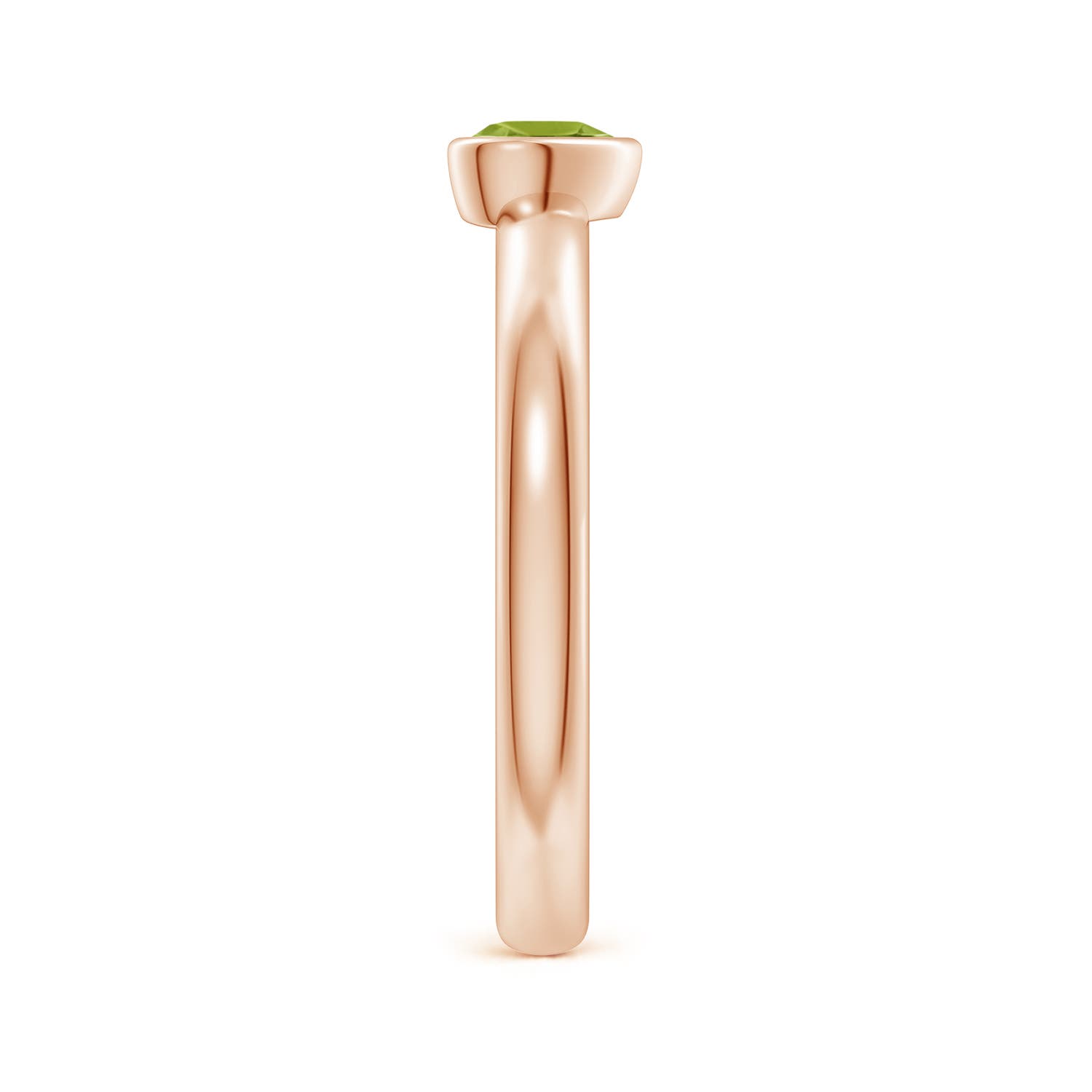 AA - Peridot / 0.25 CT / 14 KT Rose Gold