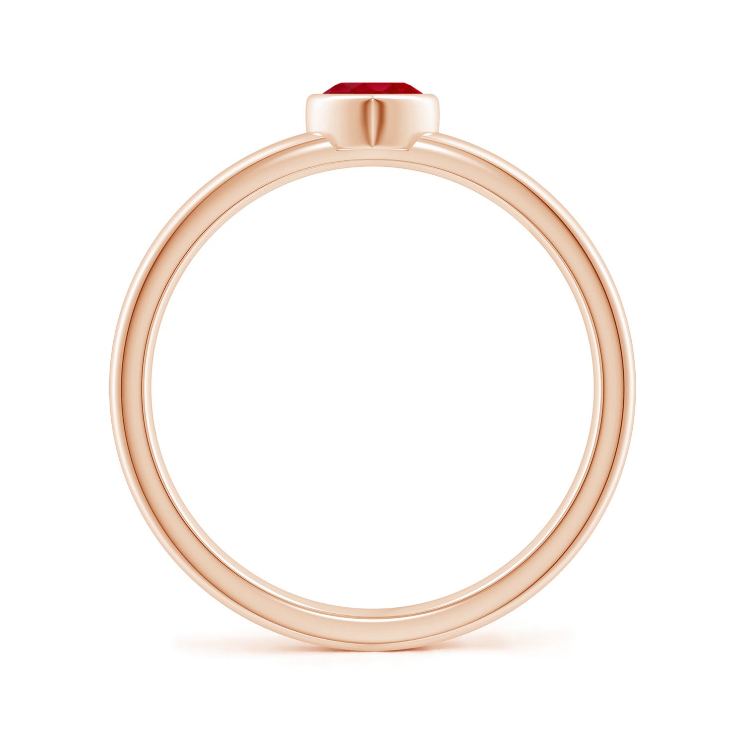 AA - Ruby / 0.3 CT / 14 KT Rose Gold