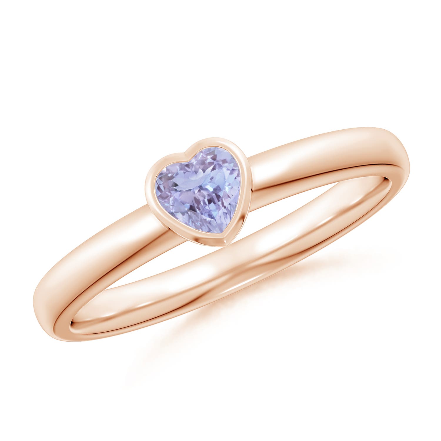 A - Tanzanite / 0.23 CT / 14 KT Rose Gold