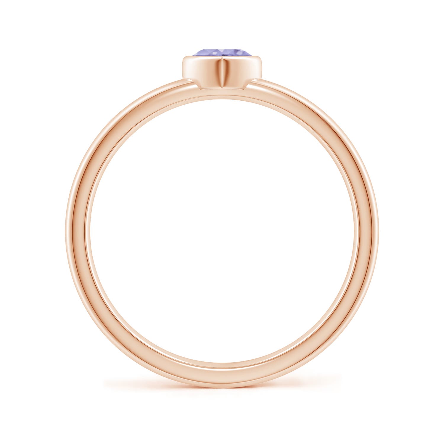 A - Tanzanite / 0.23 CT / 14 KT Rose Gold