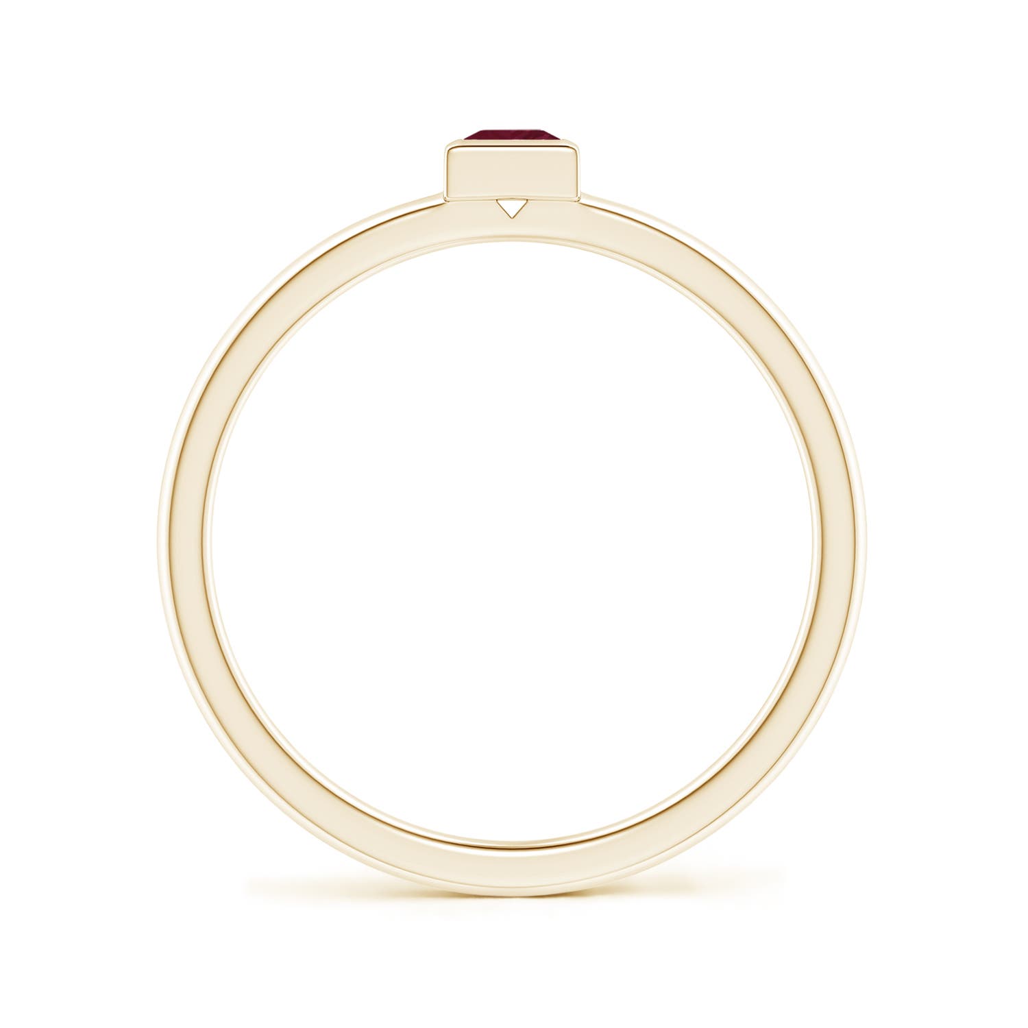 A - Ruby / 0.2 CT / 14 KT Yellow Gold