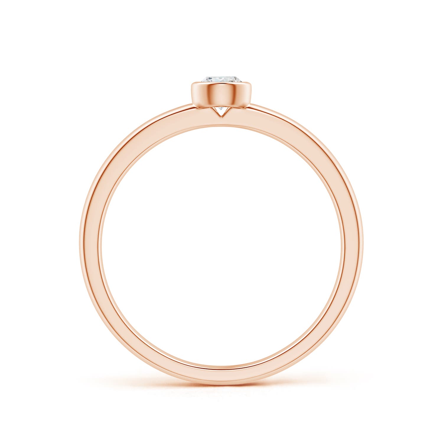 F-G, VS / 0.16 CT / 14 KT Rose Gold