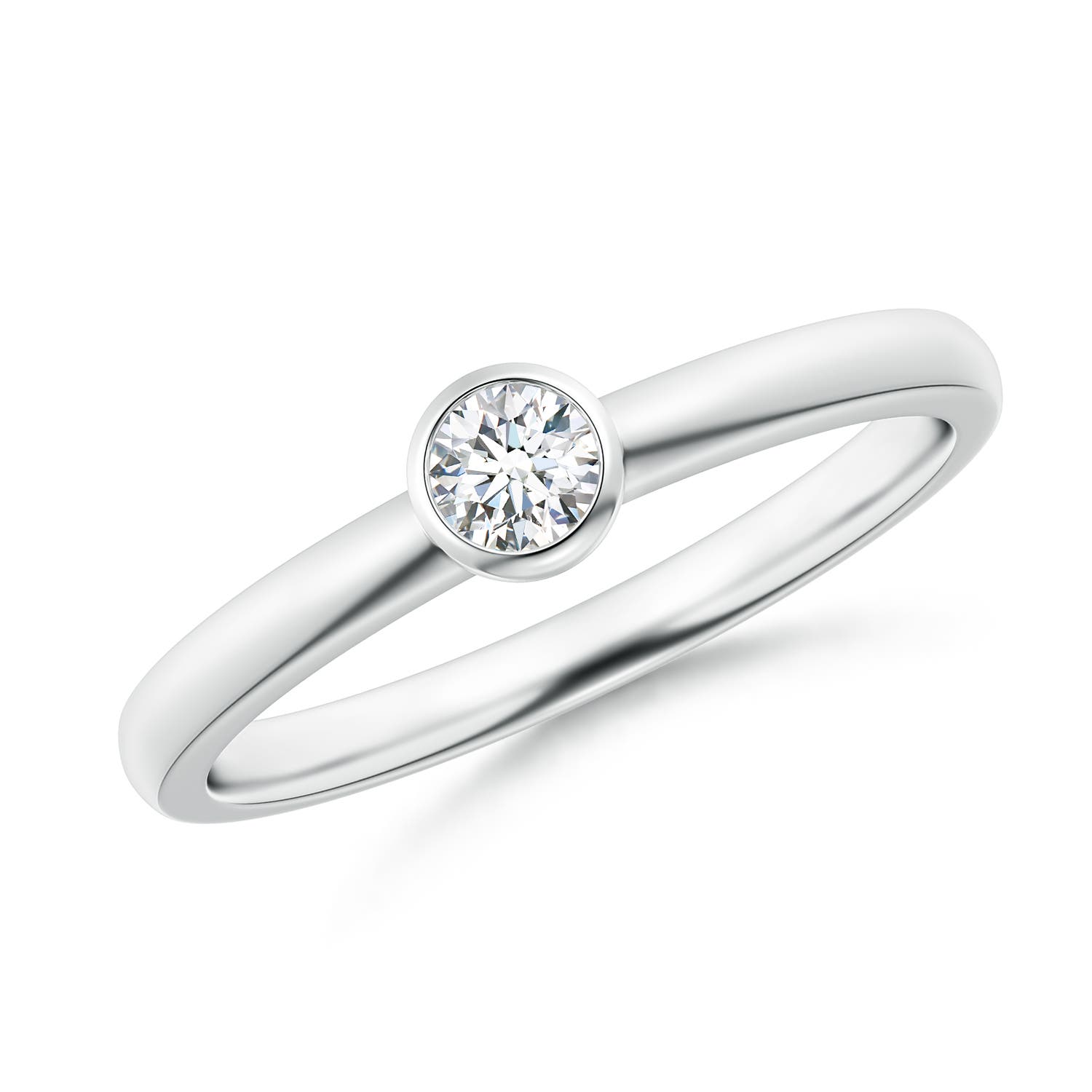 F-G, VS / 0.16 CT / 14 KT White Gold