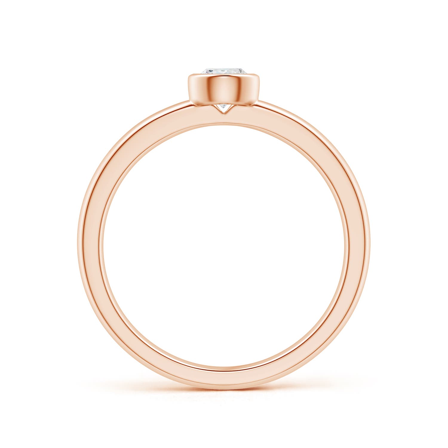 F-G, VS / 0.25 CT / 14 KT Rose Gold