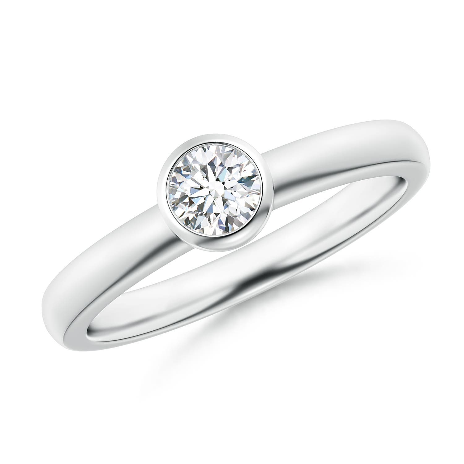 F-G, VS / 0.33 CT / 14 KT White Gold