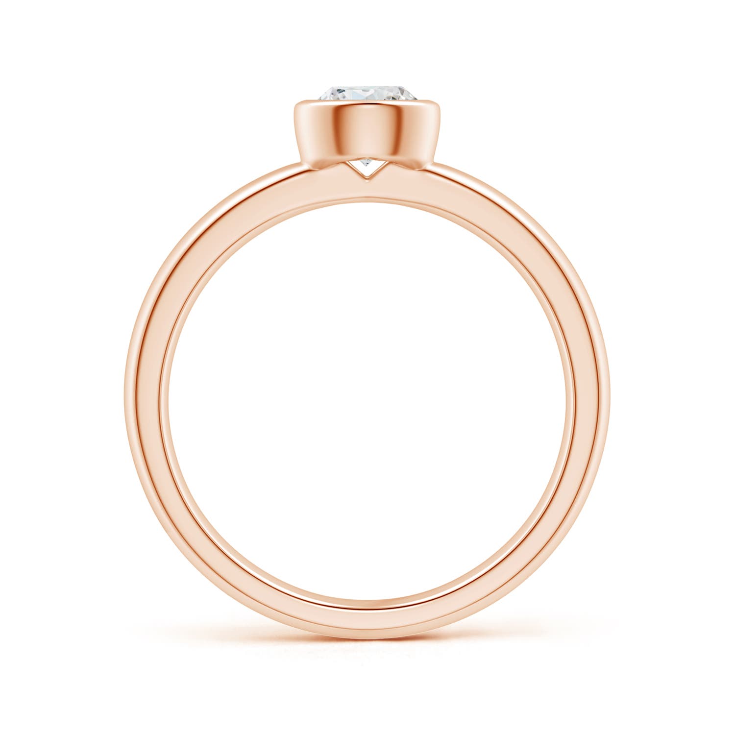 F-G, VS / 0.5 CT / 14 KT Rose Gold