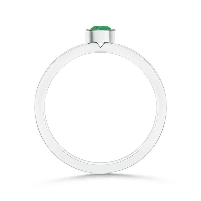 A - Emerald / 0.15 CT / 14 KT White Gold