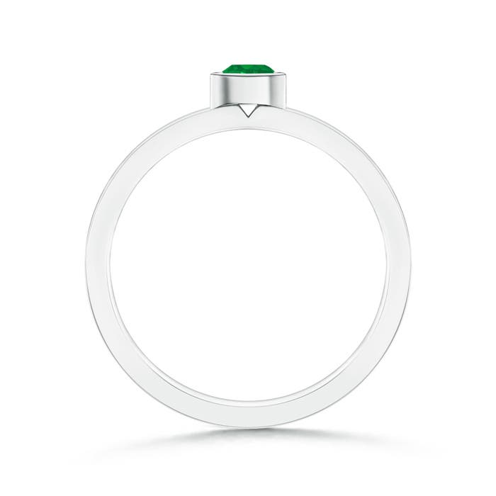 AA - Emerald / 0.15 CT / 14 KT White Gold