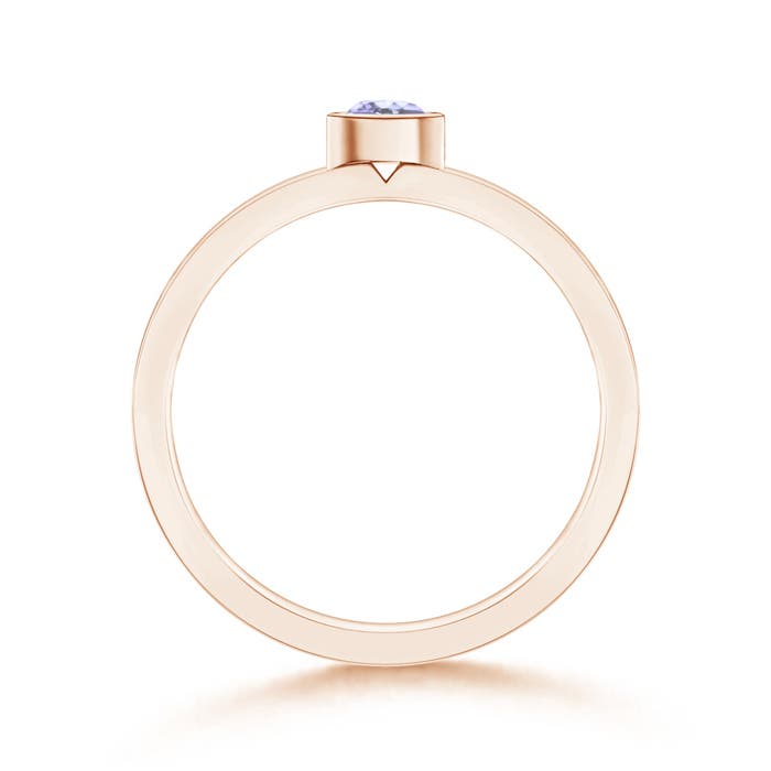 A - Tanzanite / 0.18 CT / 14 KT Rose Gold