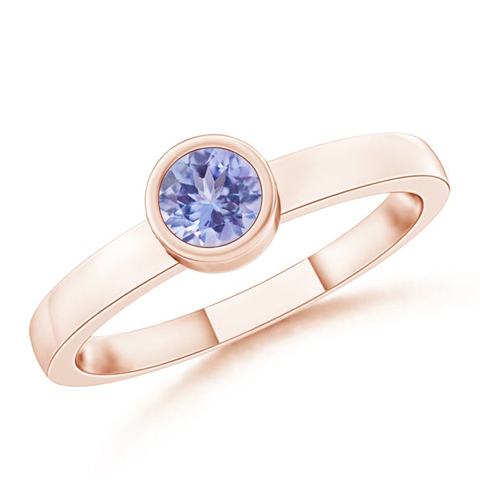 AA - Tanzanite / 0.18 CT / 14 KT Rose Gold