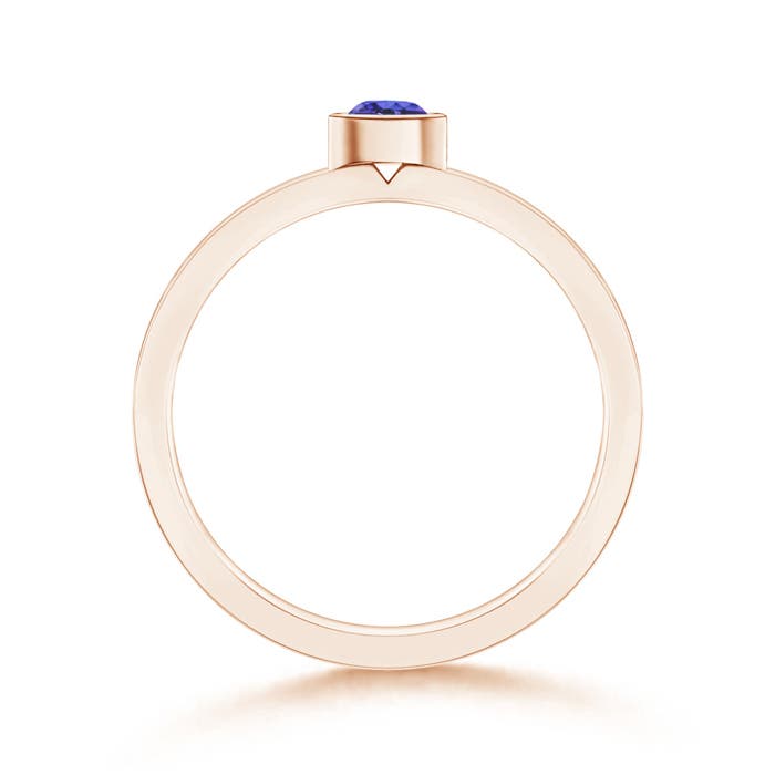 AAA - Tanzanite / 0.18 CT / 14 KT Rose Gold