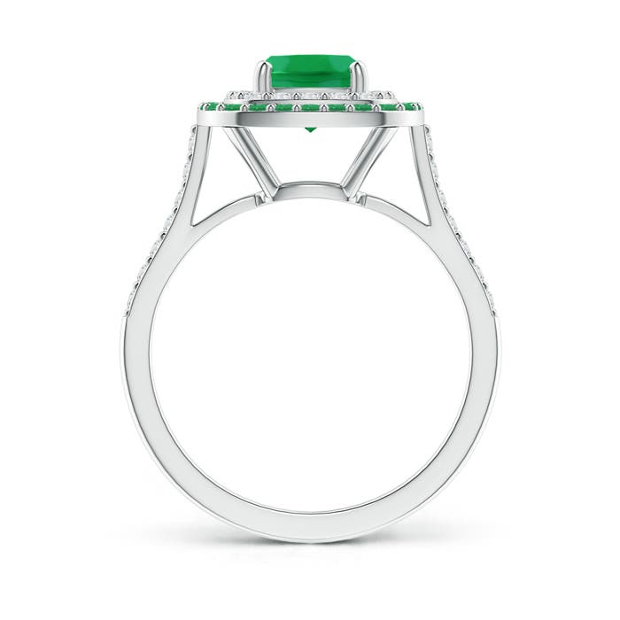 A - Emerald / 1.56 CT / 14 KT White Gold