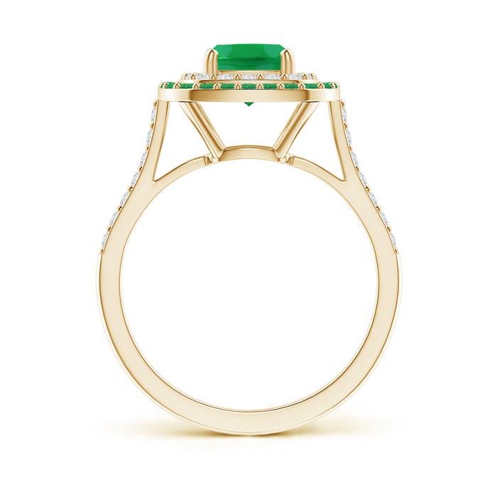 A - Emerald / 1.56 CT / 14 KT Yellow Gold