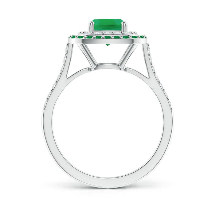 AA - Emerald / 1.56 CT / 14 KT White Gold