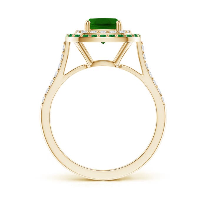 AAAA - Emerald / 1.56 CT / 14 KT Yellow Gold