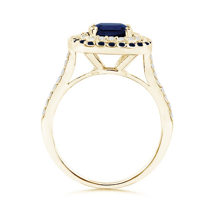 A - Blue Sapphire / 1.63 CT / 14 KT Yellow Gold