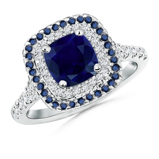 Cushion AA Blue Sapphire