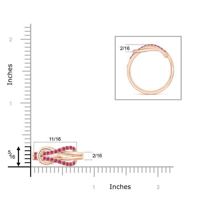 AAAA - Pink Sapphire / 0.26 CT / 14 KT Rose Gold