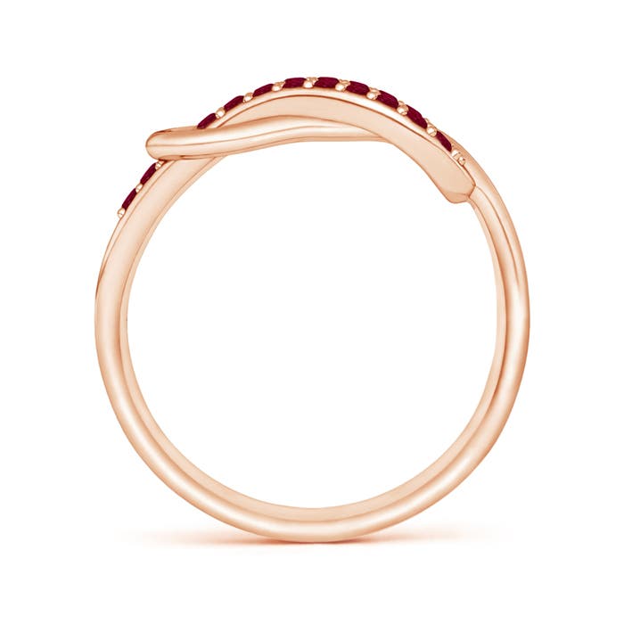 A - Ruby / 0.33 CT / 14 KT Rose Gold