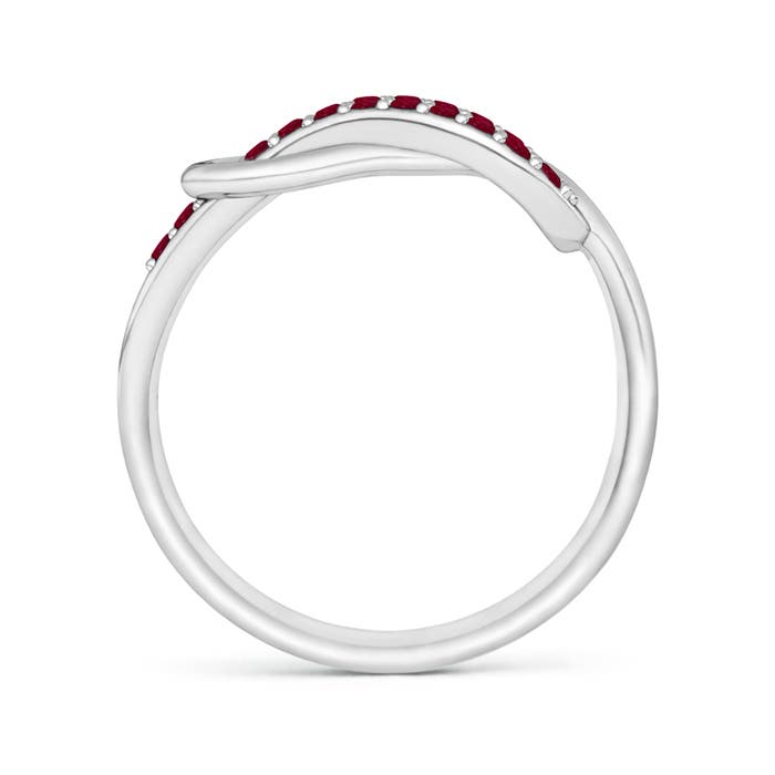 A - Ruby / 0.33 CT / 14 KT White Gold