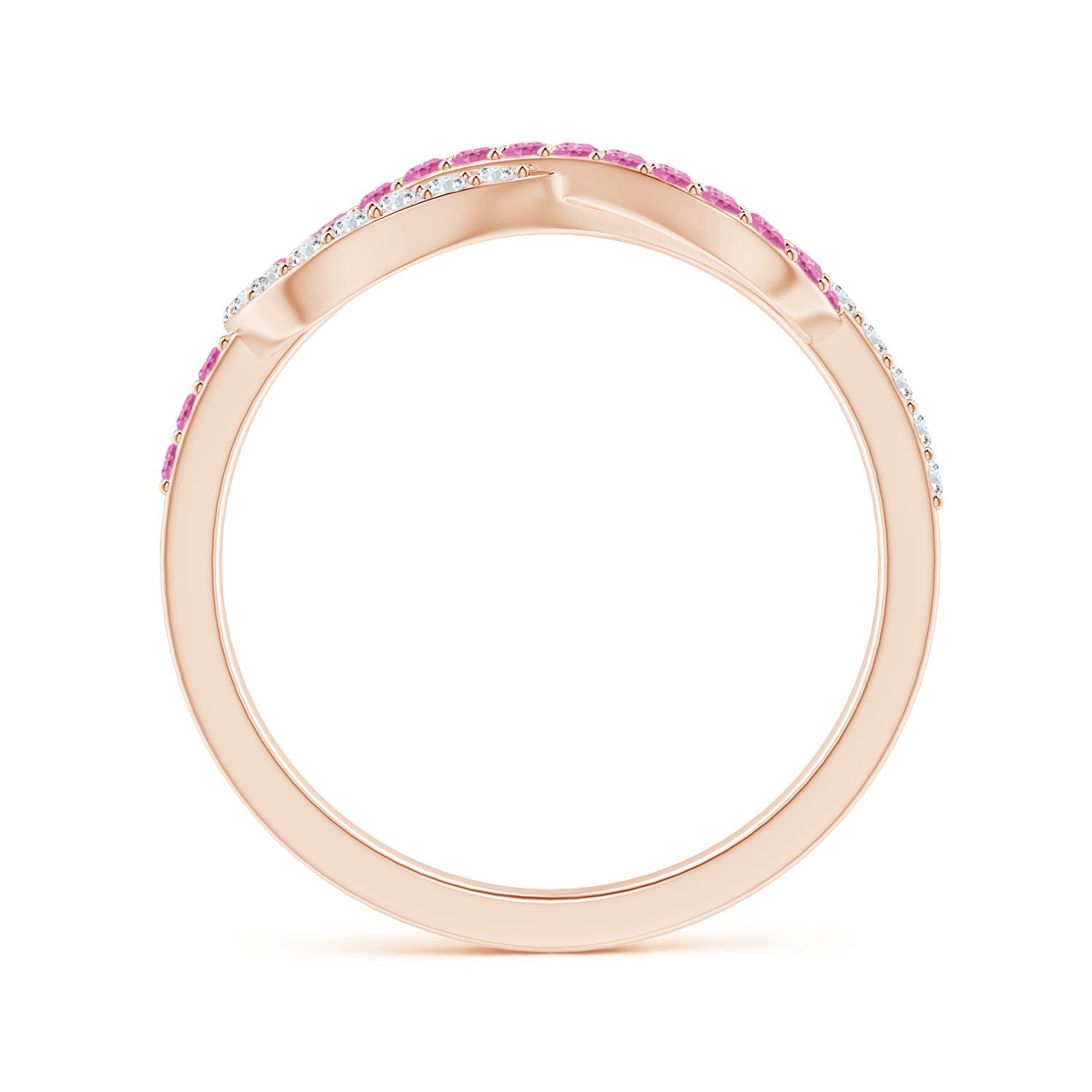 AA - Pink Sapphire / 0.74 CT / 14 KT Rose Gold