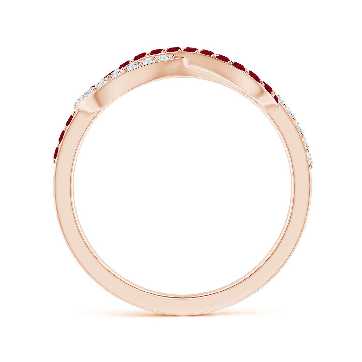 AA - Ruby / 0.84 CT / 14 KT Rose Gold