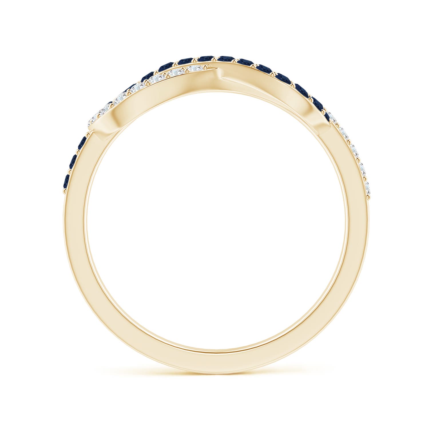 AA - Blue Sapphire / 0.74 CT / 14 KT Yellow Gold