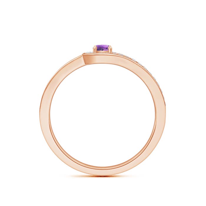 A - Amethyst / 0.36 CT / 14 KT Rose Gold