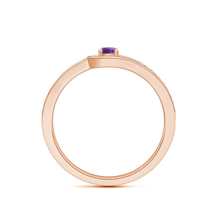 AAA - Amethyst / 0.36 CT / 14 KT Rose Gold