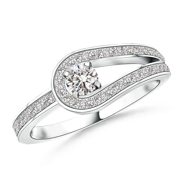 I-J, I1-I2 / 0.34 CT / 14 KT White Gold