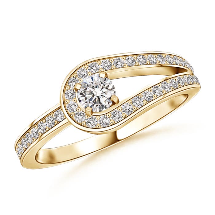 I-J, I1-I2 / 0.34 CT / 14 KT Yellow Gold