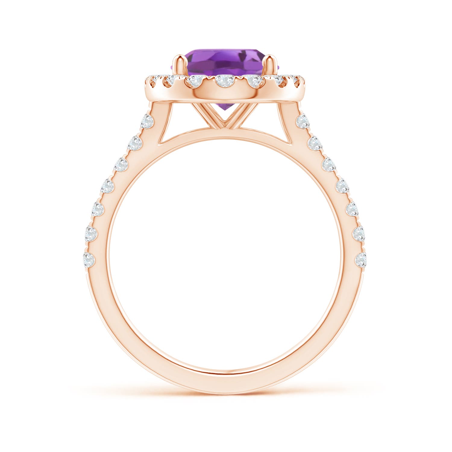 A - Amethyst / 2.95 CT / 14 KT Rose Gold