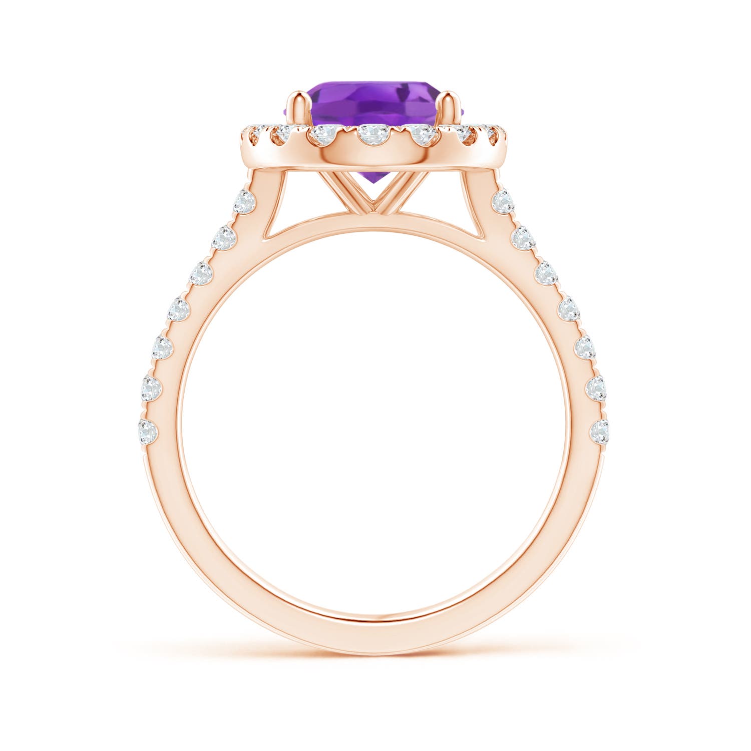 AA - Amethyst / 2.95 CT / 14 KT Rose Gold