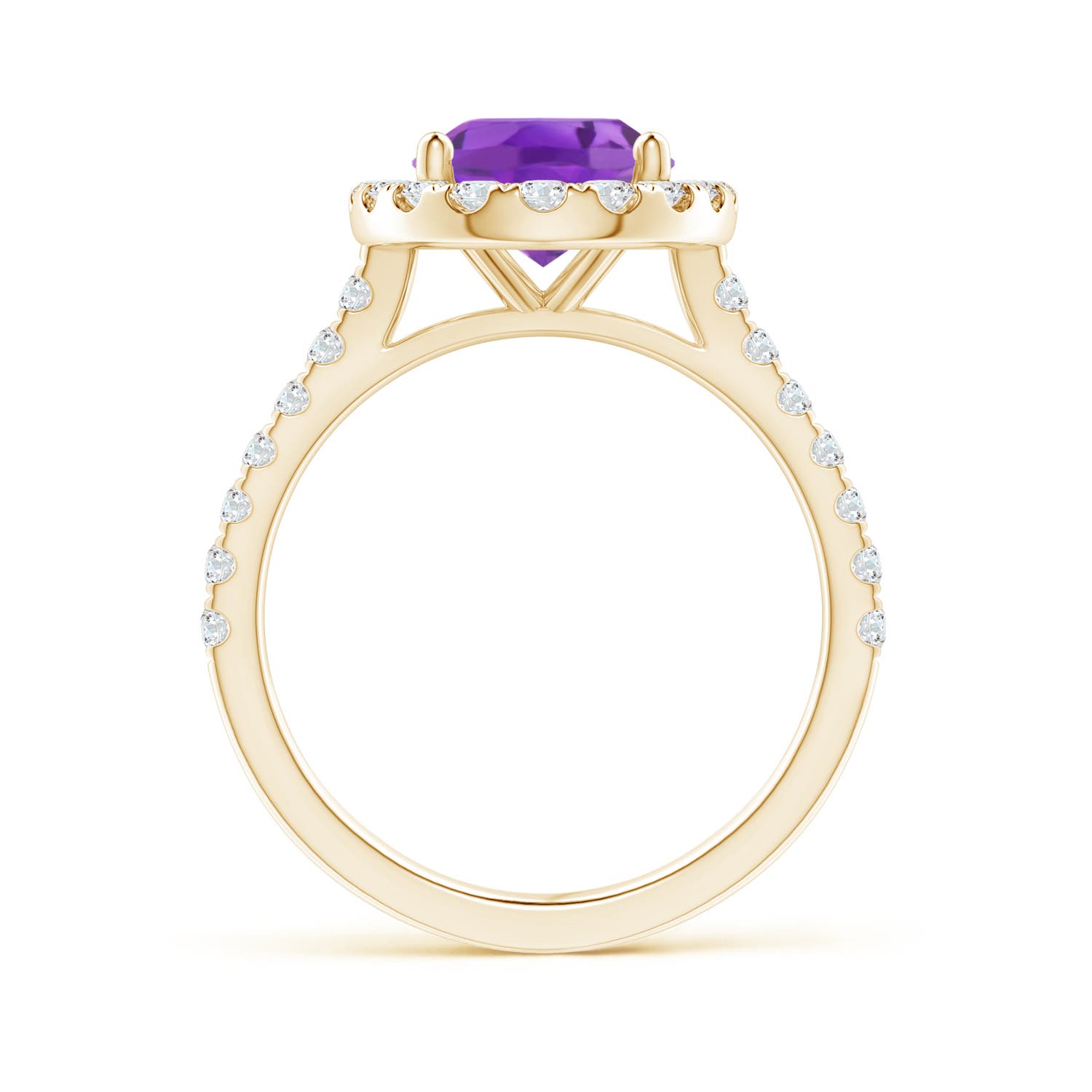 AA - Amethyst / 2.95 CT / 14 KT Yellow Gold