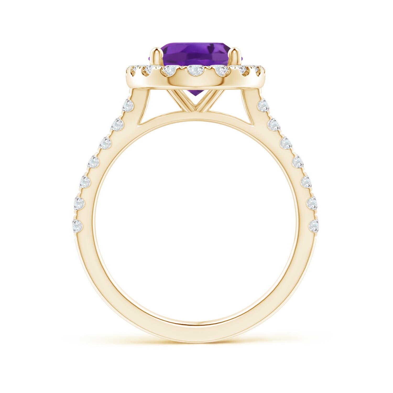 AAA - Amethyst / 2.95 CT / 14 KT Yellow Gold