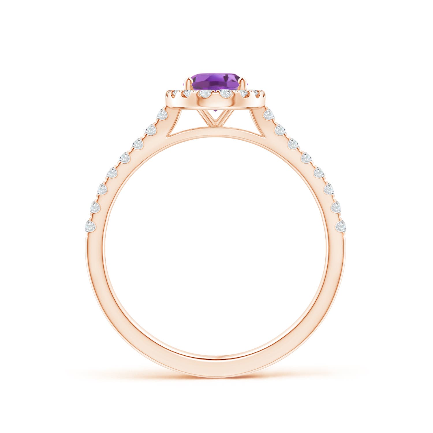 A - Amethyst / 0.96 CT / 14 KT Rose Gold