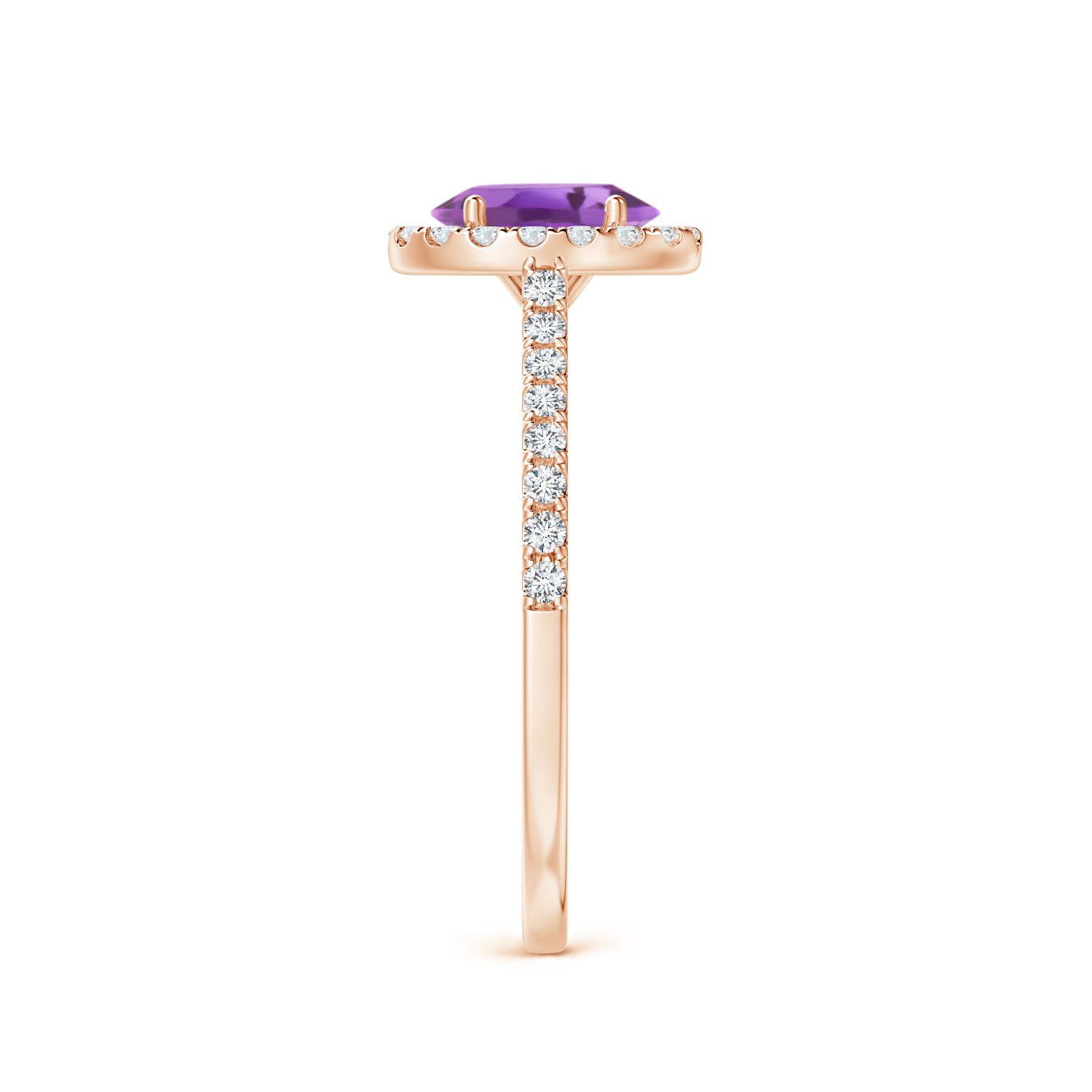 A - Amethyst / 0.96 CT / 14 KT Rose Gold