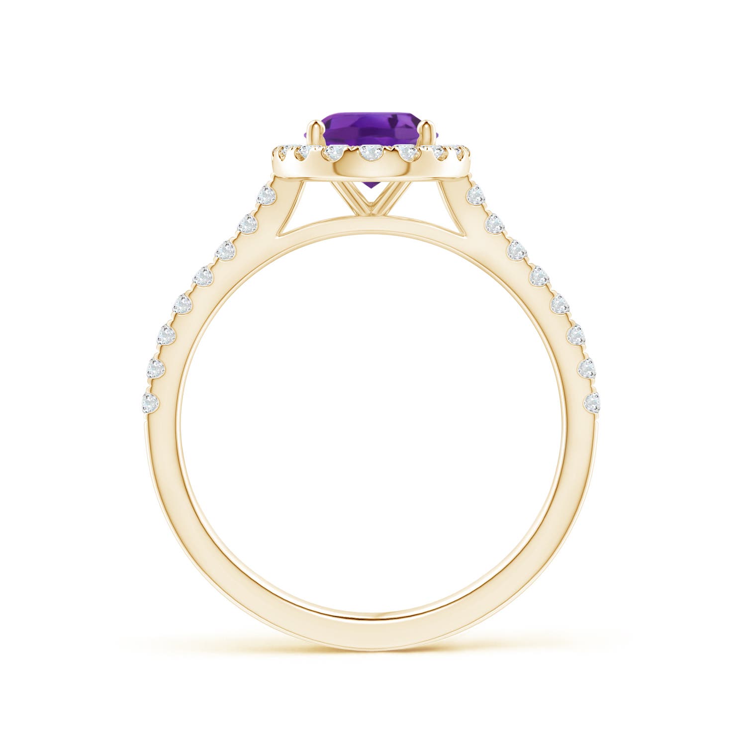 AAA - Amethyst / 1.49 CT / 14 KT Yellow Gold