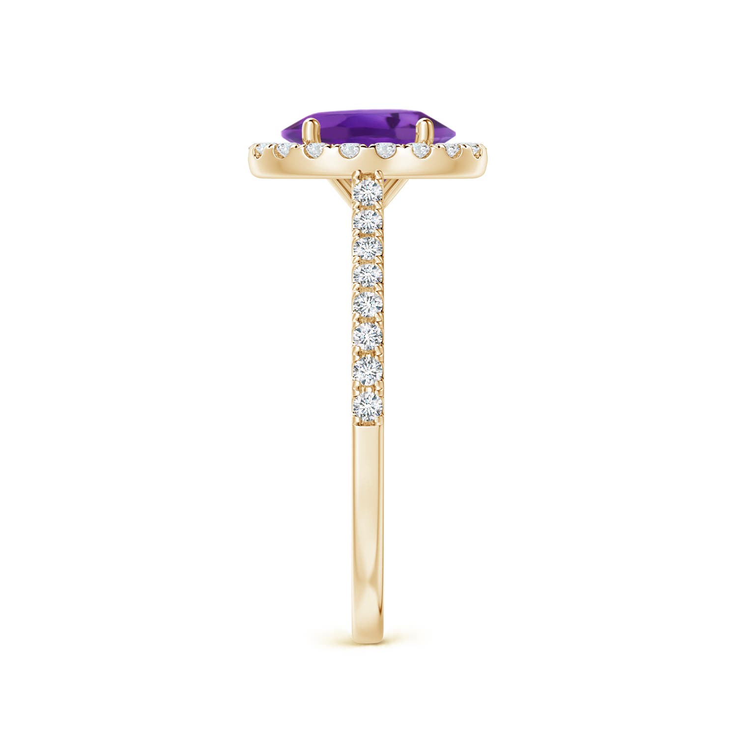 AAA - Amethyst / 1.49 CT / 14 KT Yellow Gold