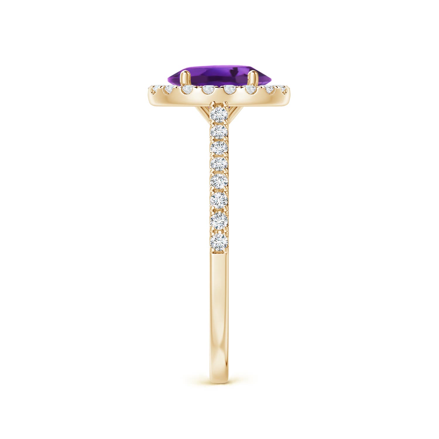 AAAA - Amethyst / 1.49 CT / 14 KT Yellow Gold