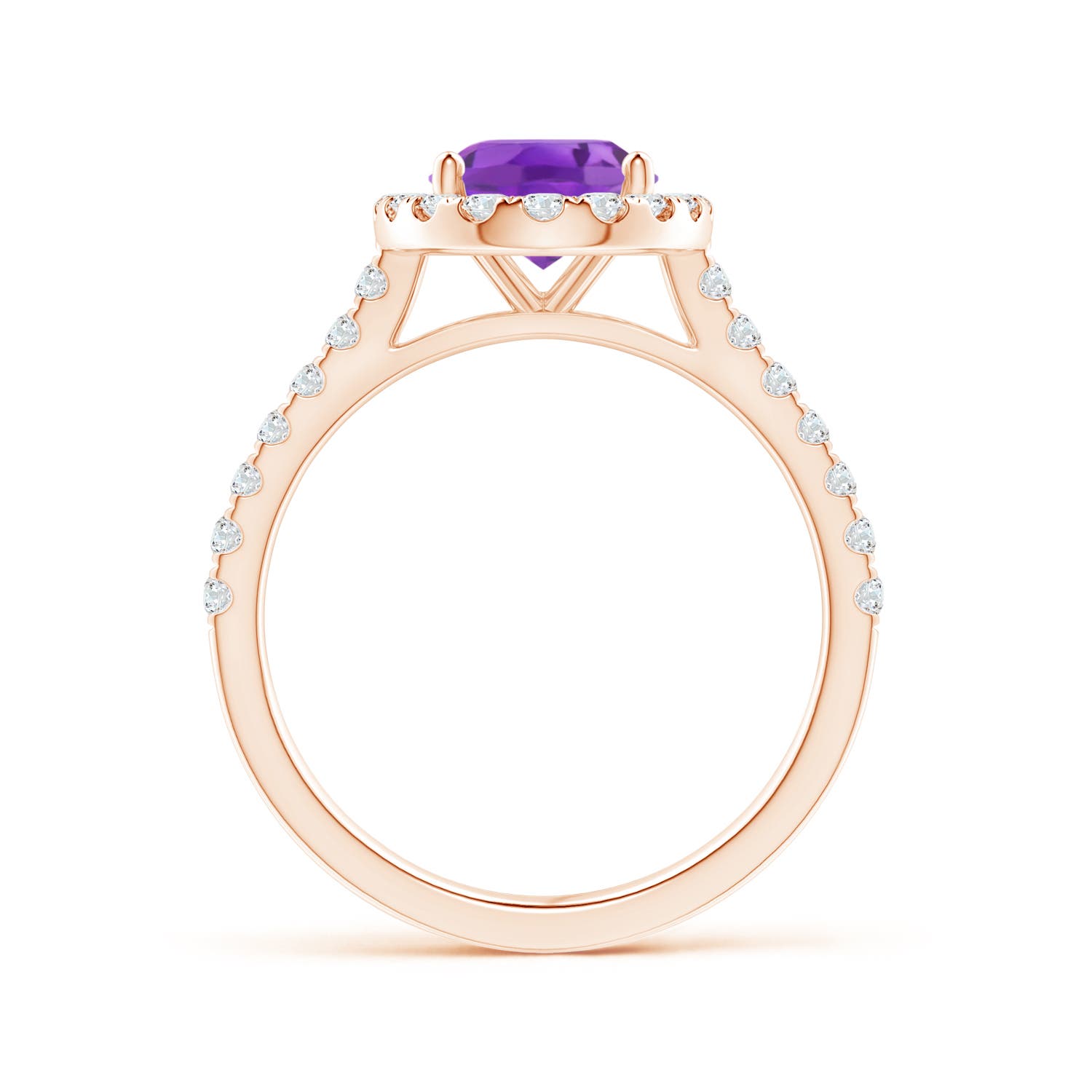 AA - Amethyst / 2.05 CT / 14 KT Rose Gold