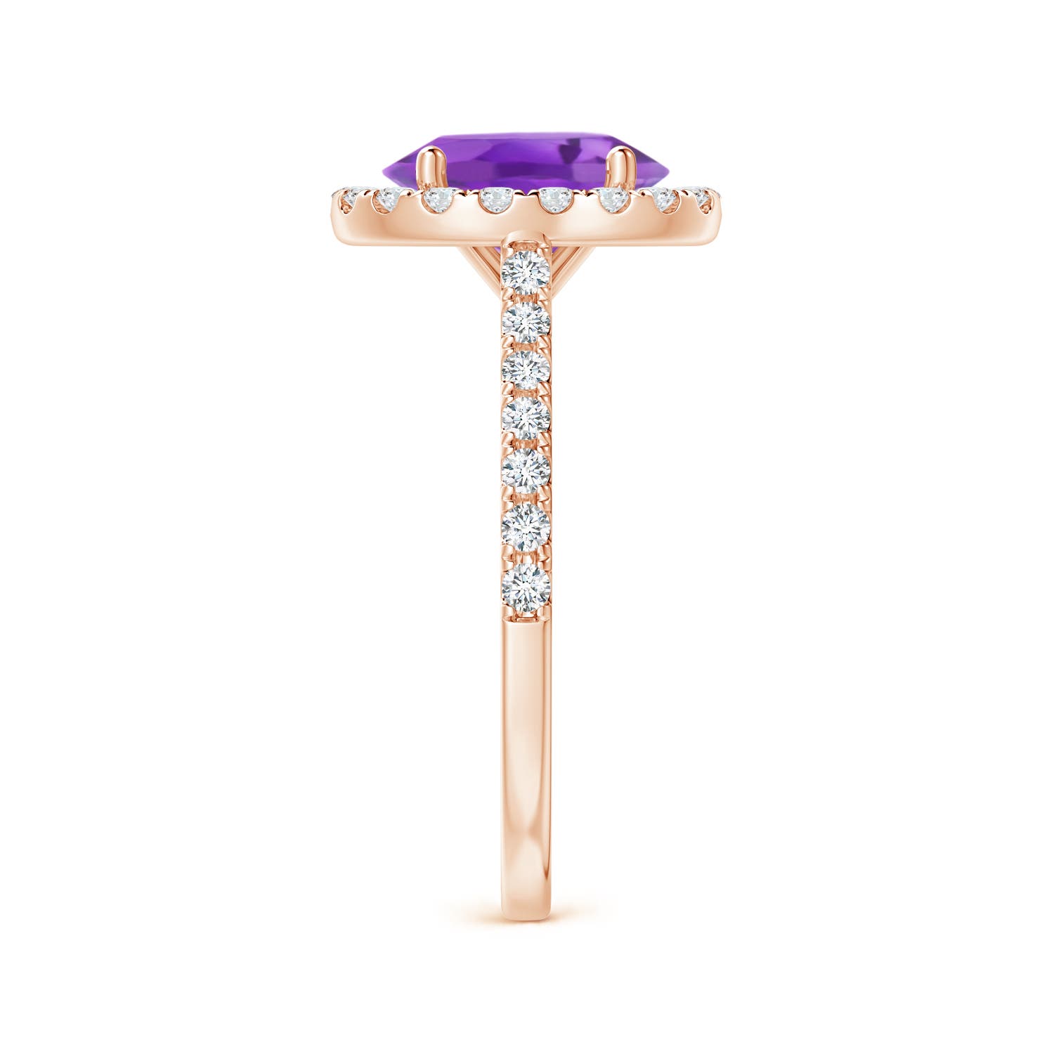 AA - Amethyst / 2.05 CT / 14 KT Rose Gold