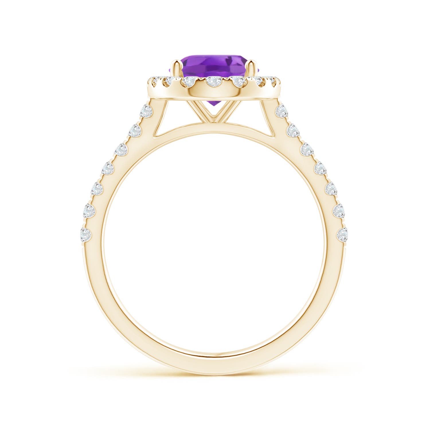 AA - Amethyst / 2.05 CT / 14 KT Yellow Gold