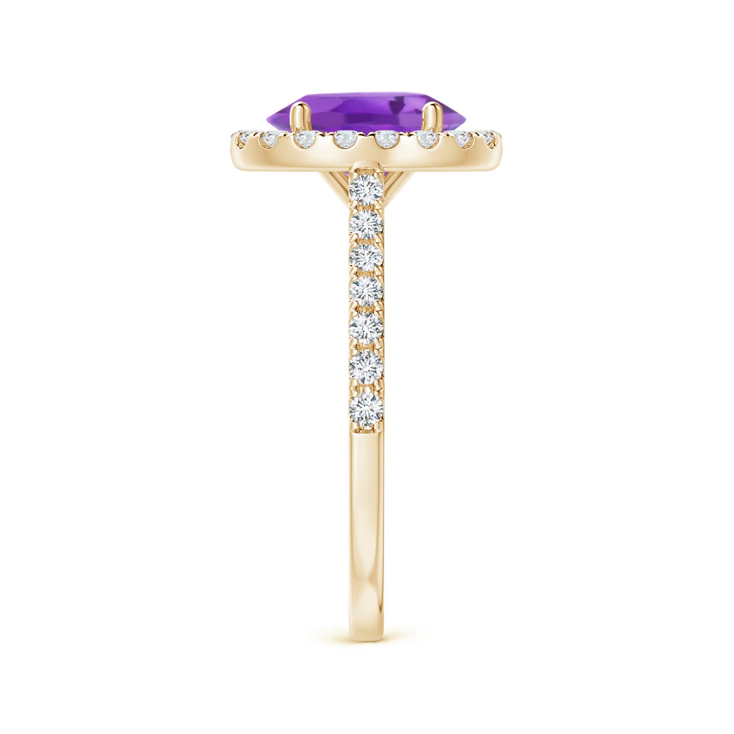 AA - Amethyst / 2.05 CT / 14 KT Yellow Gold