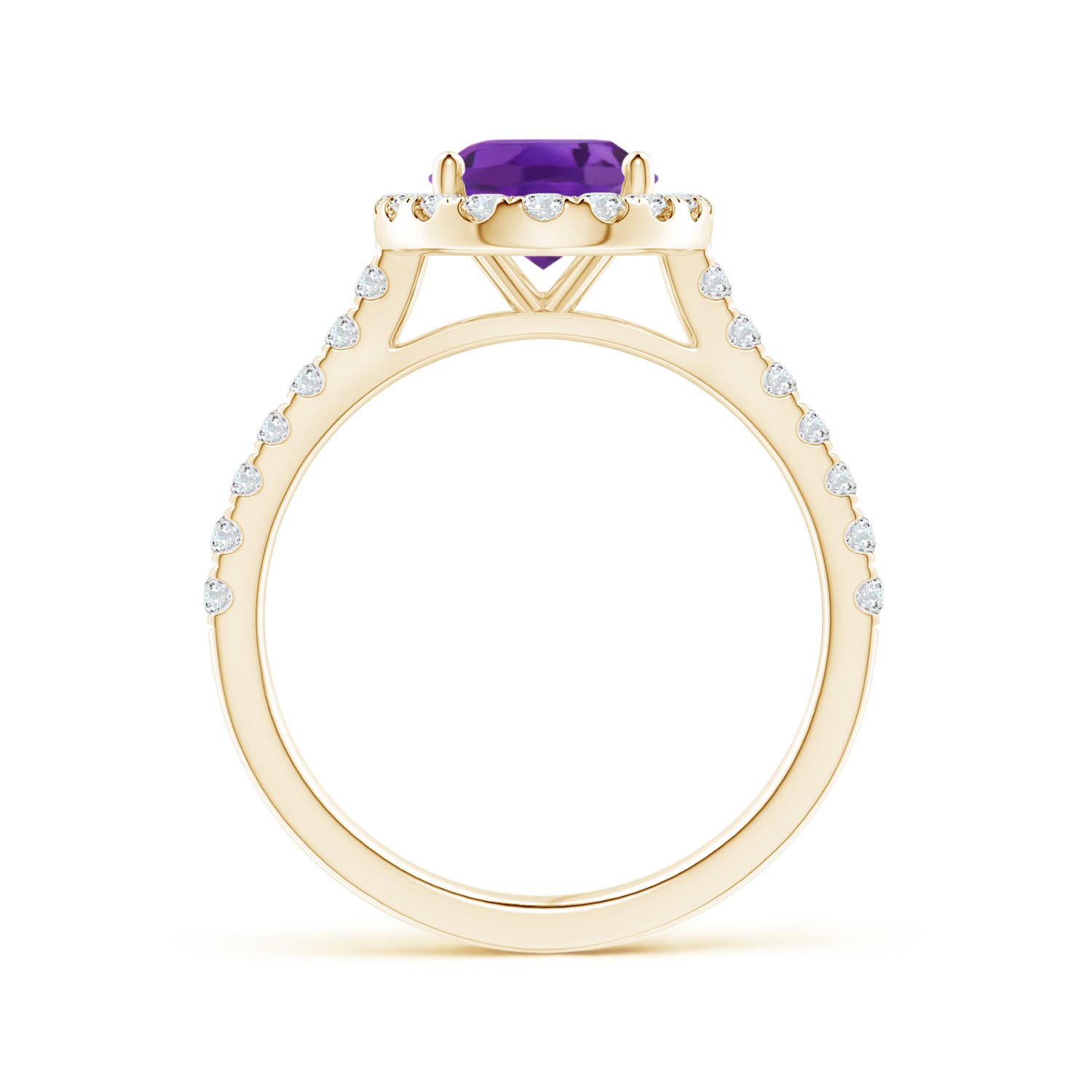 AAA - Amethyst / 2.05 CT / 14 KT Yellow Gold