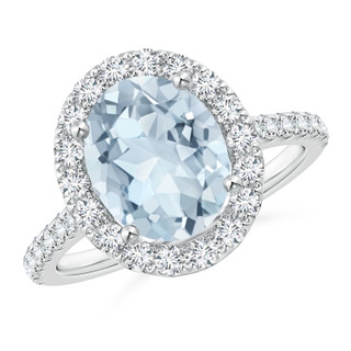 Oval A Aquamarine